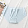 6 Piece Seamless Ice Silk Cotton Underwear Set For Women Breathable Mid Rise Comfort Briefs 9