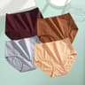 FINETOO High Waist Cotton Seamless Panties For Women Breathable Soft Comfort Underwear 4 Piece Set 12