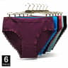 Plus Size Cotton High Waist Briefs Breathable Soft Underwear For Women 6 Piece Set 11