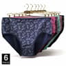 Plus Size Cotton High Waist Briefs Breathable Soft Underwear For Women 6 Piece Set 12