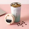 Stainless Steel Thermos Coffee Mug Temperature Display Vacuum Insulated Tumbler 12