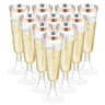 Disposable Plastic Champagne Flute Cups Set Of 5 7
