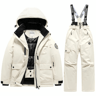 kids snow suit set for cold and windy conditions