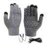 USB Electric Heated Full Finger Touch Screen Gloves Windproof Thermal Mitts 6