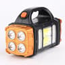 Powerful LED Flashlight With USB And Solar Rechargeable Power Bank 8