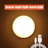 Motion Sensor LED Night Light USB Rechargeable Cabinet And Closet Lamp 6