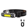 Rechargeable COB LED Headlamp With Magnetic Base For Outdoor Use 7