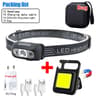 Mini LED Headlamp With Wave Sensor And USB Rechargeable Battery 10