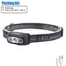 Mini LED Headlamp With Wave Sensor And USB Rechargeable Battery 6