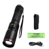 Powerful White Laser LED Flashlight With USB C Rechargeable Battery 10