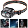 USB Rechargeable LED Headlamp With Motion Sensor For Running And Fishing 9