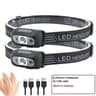 USB Rechargeable LED Headlamp With Motion Sensor For Running And Fishing 7