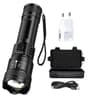 Super Bright USB Rechargeable LED Flashlight With Long Range Beam 13
