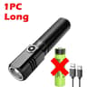 Mini XHP50 LED Flashlight With USB C Rechargeable Design And Telescopic Zoom 7