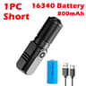 Mini XHP50 LED Flashlight With USB C Rechargeable Design And Telescopic Zoom 8
