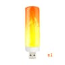 USB LED Flame Effect Light Bulb With Flickering Fire Simulation 6