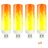 USB LED Flame Effect Light Bulb With Flickering Fire Simulation 8