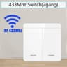 RF 433MHz Wireless Light Switch Receiver And Wall Panel Controller 10