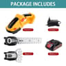 2 In 1 Cordless Electric Hedge Trimmer Rechargeable Handheld Garden Pruning Tool 8