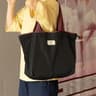 Foldable Eco Friendly Reusable Grocery Shoulder Bag With Drawstring Closure 6