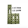 Aluminum Tactical Helmet Rail Mount Adapter Set For Picatinny MLOK And Keymod 5
