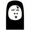 Breathable face mask for Halloween parties