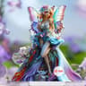 Fairy Butterfly Statue Decoration For Home And Office With Easy To Install Base 9