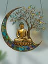 Enchanting Buddha Sun Visor Suncatcher Religious Spiritual Home And Garden Decor 7