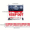 1pc Halloween Warning Strip Plastic Isolation Tape Haunted House Horror Atmosphere Decoration 8