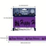 1pc Halloween Warning Strip Plastic Isolation Tape Haunted House Horror Atmosphere Decoration 11