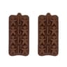12 Christmas Chocolate Molds Gingerbread Man Cane Cookie Molds Home Baking Ice Tray Molds 6