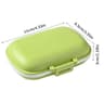 8 Grids Wheat Straw Travel Pill Box  Sealed  MoistureProof Medication Organizer 7