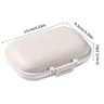 8 Grids Wheat Straw Travel Pill Box  Sealed  MoistureProof Medication Organizer 8