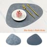 Premium PU Leather Placemats  Coffee Coasters  Waterproof  HeatResistant Table Mats 10
