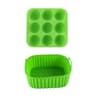 Premium 2Piece Square Silicone Air Fryer Liners  Egg Mold Set  FoodSafe Reusable Baking Accessories 10