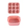 Premium 2Piece Square Silicone Air Fryer Liners  Egg Mold Set  FoodSafe Reusable Baking Accessories 7