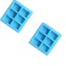 Square Silicone Soap  Baking Mold  6Compartment NonStick Brownie  Cupcake Pan 8