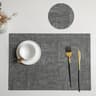 Premium Leather Table Place Mats  DualSided Cloth Pattern HeatResistant  Waterproof Dining Mats 7