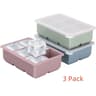 Premium Large Silicone Ice Cube Trays  BPAFree Square Molds With LeakProof Removable Lid 7