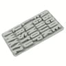 Premium 26Letter Silicone Chocolate  Candy Mold  Large Depth Alphabet Tray For DIY Baking 6