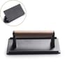 JUSTINLAU HeavyDuty Cast Iron Meat Press  Professional Steak Burger  Barbecue Press 7