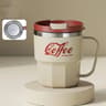 JUSTINLAU Stainless Steel Insulated Coffee Mug  Portable DualWalled Vacuum Travel Cup 8