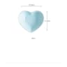 Cute Love Heart Ceramic Saucer  Elegant Dessert Salad And Snack Tray For Modern Tableware 9