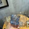 Artisanal Glacier Glass Mug  190ml Irregular Whiskey  Coffee Cup 10