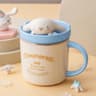 Sanrio 3D Doll Lid Ceramic Mug  Cute Hello Kitty My Melody  Cinnamoroll 320ml Coffee Cup 6