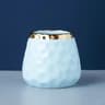 Creative Ceramic Storage Jar  Elegant Concave Stria Gold Edge Tableware For Dried Fruits  Nuts 8