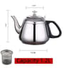 Stainless Steel Teapot  Hot Water Kettle  Metal Coffee Pot With Tea Strainer 6