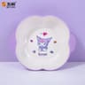 Sanrio Kuromi Cartoon Divided Plate Set  Cute Kids AntiFall Tableware 12