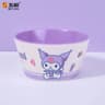 Sanrio Kuromi Cartoon Divided Plate Set  Cute Kids AntiFall Tableware 13
