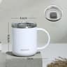 304 Stainless Steel Insulated Water Cup  450ml AntiScalding Milk  Juice Mug With Lid 10